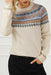 Chic and Cozy Geometric Knit Pullover for Effortless Style