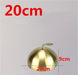 Golden Stainless Steel Food Dome Set - Luxurious Dining Table Cover - Non-Magnetic Lid - Sizes 20cm to 28cm Available