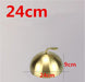 Golden Stainless Steel Food Dome Set - Luxurious Dining Table Cover - Non-Magnetic Lid - Sizes 20cm to 28cm Available