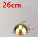 Golden Stainless Steel Food Dome Set - Luxurious Dining Table Cover - Non-Magnetic Lid - Sizes 20cm to 28cm Available