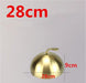 Golden Stainless Steel Food Dome Set - Luxurious Dining Table Cover - Non-Magnetic Lid - Sizes 20cm to 28cm Available