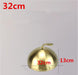 Golden Stainless Steel Food Dome Set - Luxurious Dining Table Cover - Non-Magnetic Lid - Sizes 20cm to 28cm Available