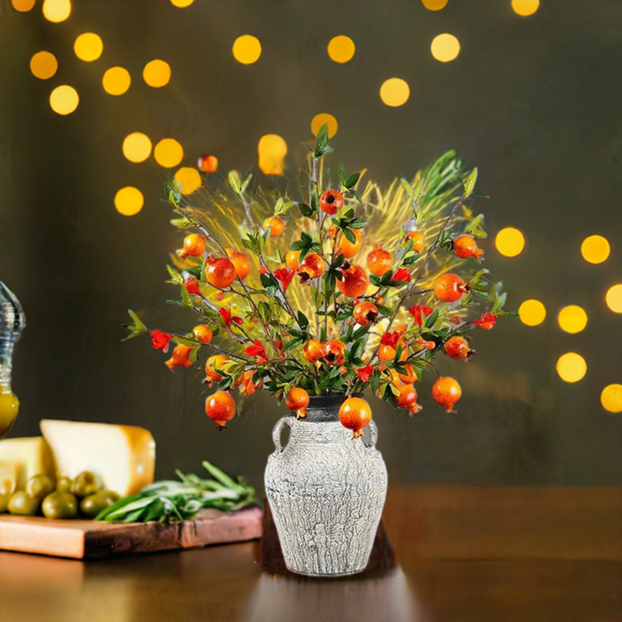 1PC Artificial Pomegranate Branch For Home Decor