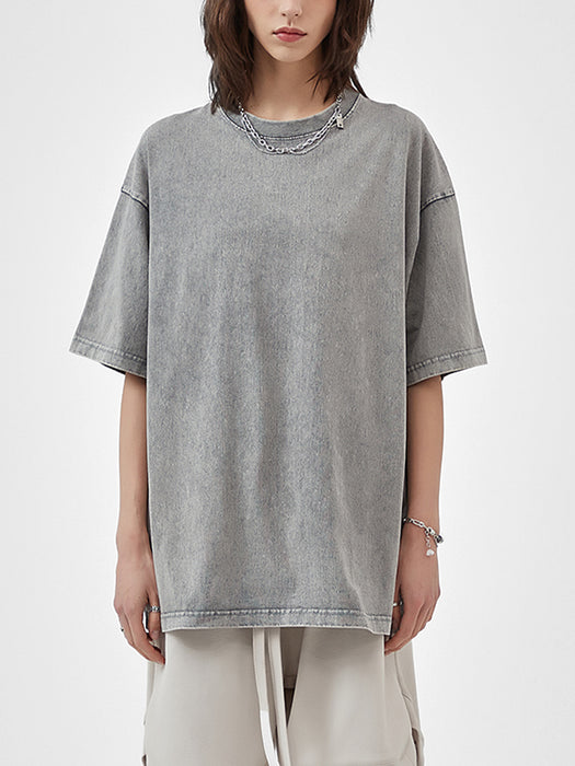 Louis2k Acid Wash Oversize T-Shirt - 250 GSM