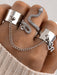 Extravagant Chain Ring - Bold Alloy Fashion Statement Piece