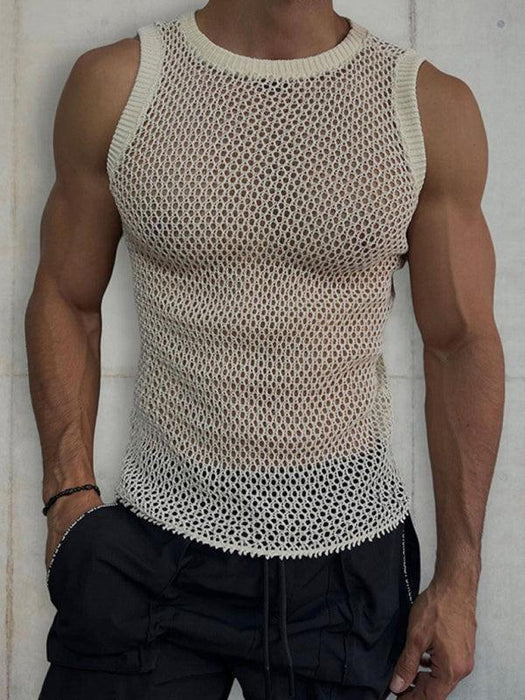 Stylish Summer Sleeveless Knit Vest for Men - Ultimate Casual Comfort