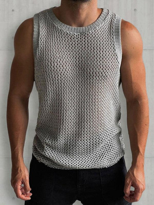 Stylish Summer Sleeveless Knit Vest for Men - Ultimate Casual Comfort