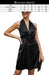 Spring's Seductive Backless Satin Dress for Women