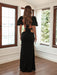 Seductive Puff Sleeve High-Waisted Party Dress for Women