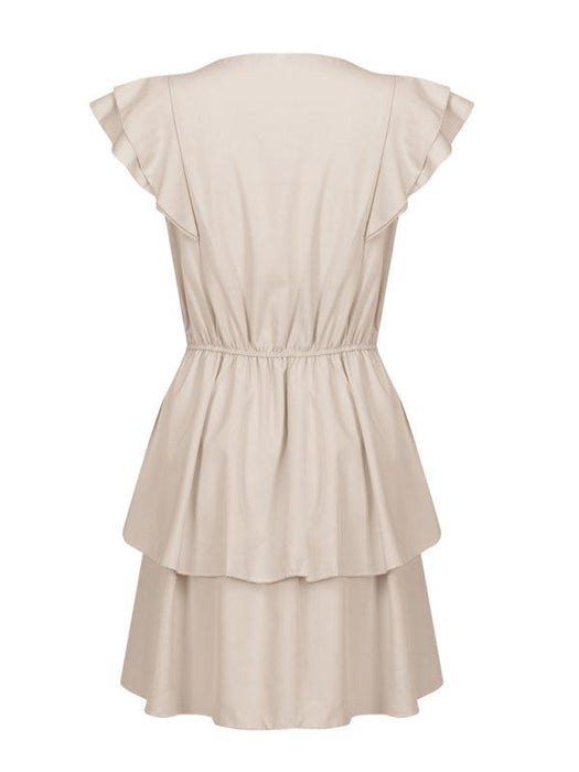 Elegant Layered Ruffle Summer Dress