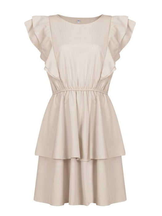 Elegant Layered Ruffle Summer Dress