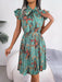 Elegant Floral Pleated Skirt with Tie Waist - Women's Versatile Fashion Piece