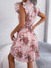 Elegant Floral Pleated Skirt with Tie Waist - Women's Versatile Fashion Piece