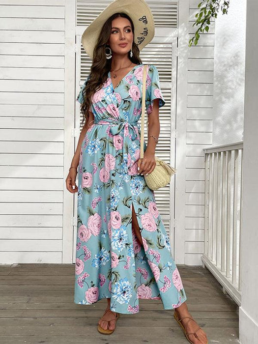 Chic Floral Delight Summer Dress for Effortless Style