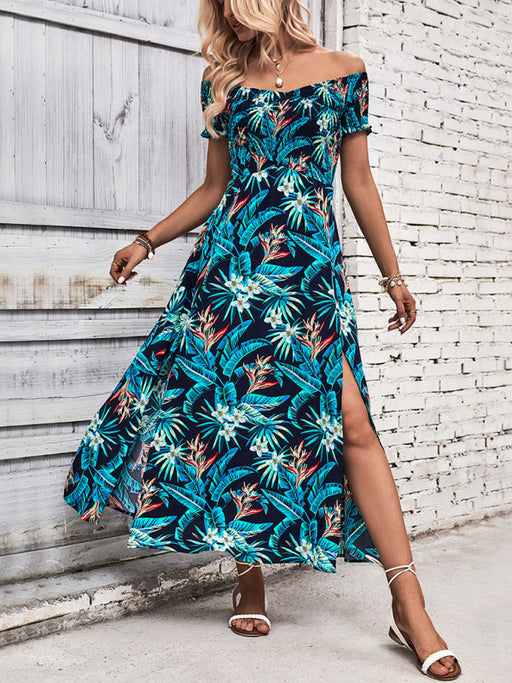Summer Breeze Women's Floral Print Sun Dress