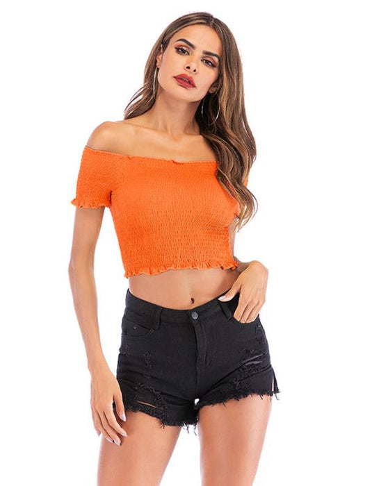 Sleek Asymmetrical Cropped Top - Where Fashion Meets Functionality