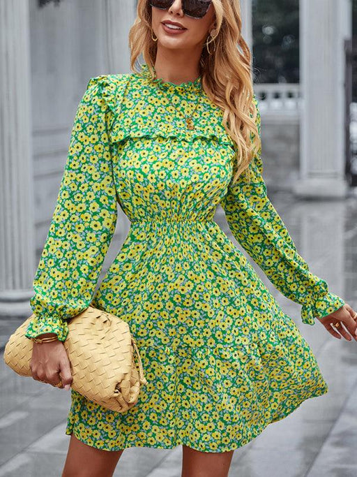 Floral Dream: Stylish Polyester Women's Dress