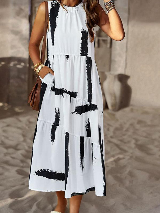 Summer Serenity Halter Dress - Your Essential Boho Chic Staple