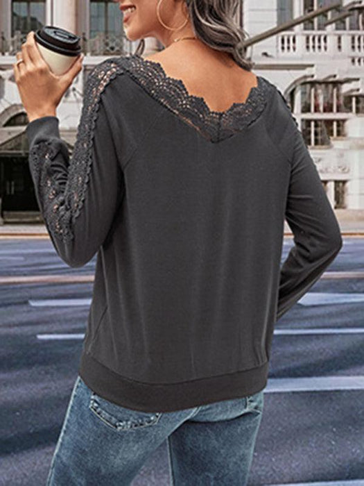 Chic V-Neck Knit Sweater for Stylish Women