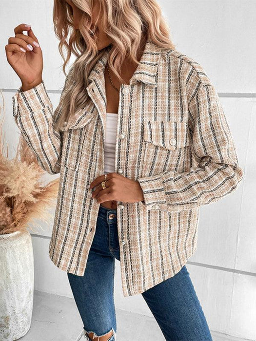 Fashionable Women's Plaid Shirt Jacket - Elevate Your Style for Every Season