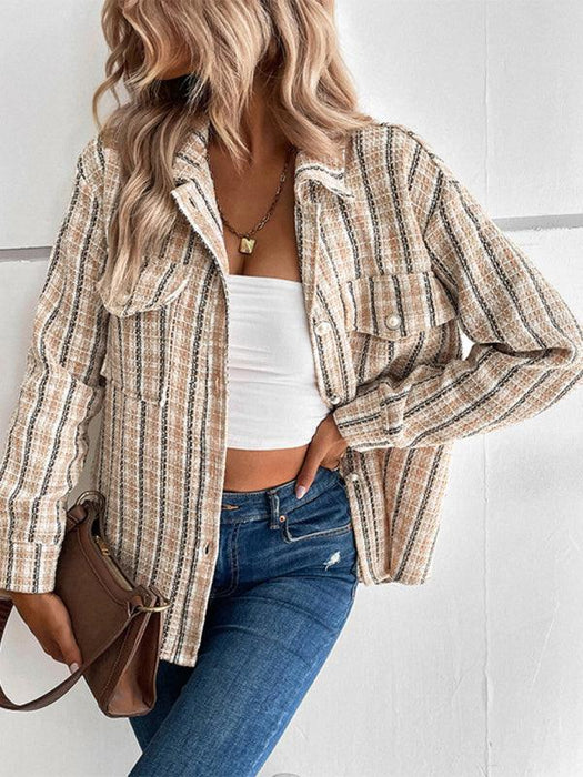 Fashionable Women's Plaid Shirt Jacket - Elevate Your Style for Every Season