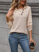 Women's Chic Asymmetrical Lapel Top for Autumn and Winter