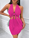 Strappy Halterneck Bodycon Dress