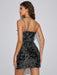 Chain Sequined Irregular Dress with a Sexy Twist