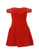 Sultry Zip-Up One-Shoulder Dress for Women