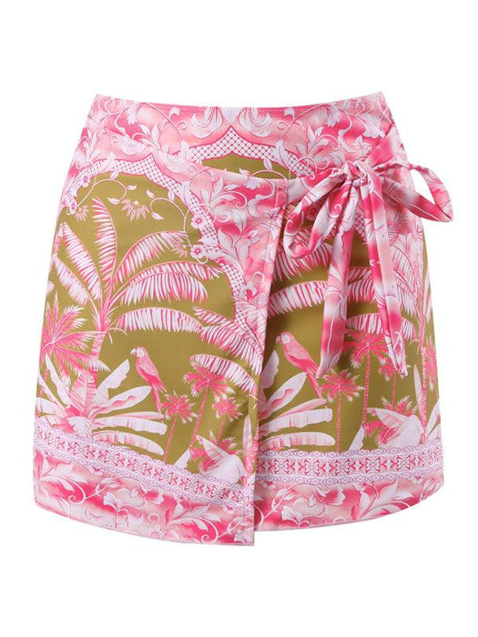 Coconut Bliss Tropical Elegance Swim & Skirt Ensemble