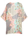 Floral Chiffon Sun Protection Cardigan - Short-Sleeved Fashion Cover-Up