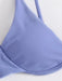 Solid Color Underwire Bikini Set - Stylish Swimwear for Women