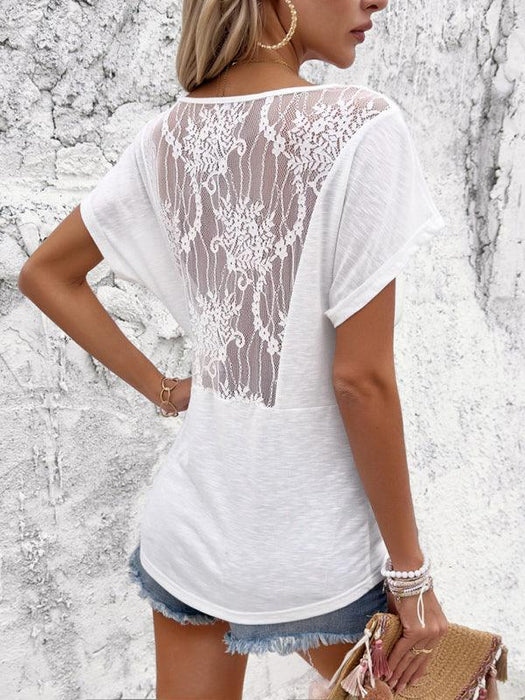 Chic Pleated V-neck Blouse - Women's Stylish Top