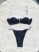 Sultry Low Waist Bikini with Sexy Split Detailing - Women's Swimsuit