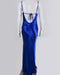 Solid Color Strapless Backless Evening Dress with Swing Neck