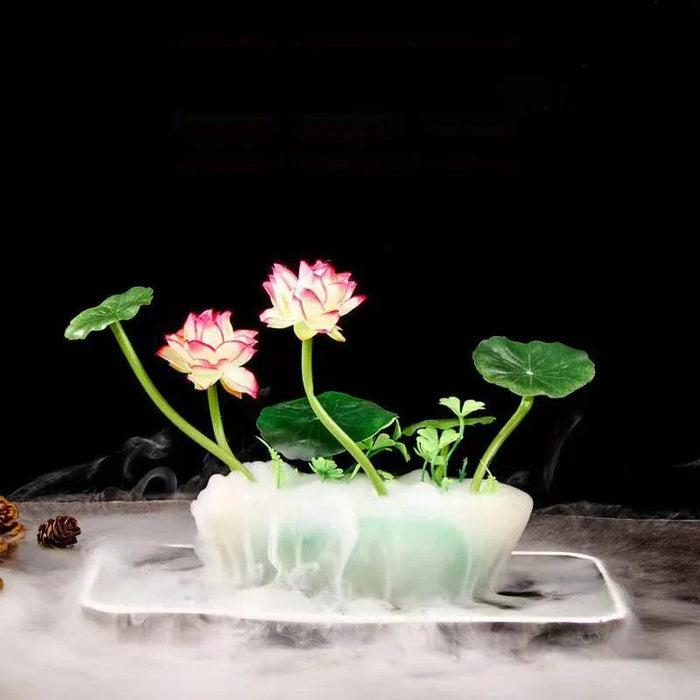 Culinary Elegance: Stunning Dry Ice Sushi Accents