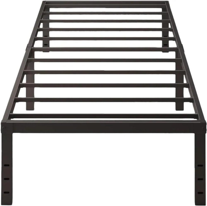 Heavy-Duty King Bed Frame with 3500 lbs Capacity and 18" Height for Ample Under-Bed Storage