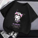 Kuromi Kids' Monochrome Cartoon T-Shirt: A Festive Fashion Essential