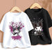 Kuromi Kids' Monochrome Cartoon T-Shirt: A Festive Fashion Essential