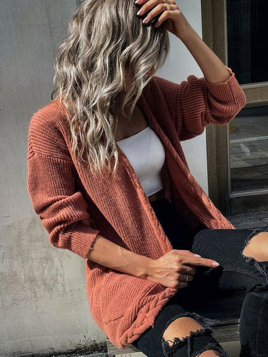 Stylish Twist Front Knit Cardigan: Elevate Your Autumn Wardrobe