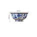 Elegant Italian Blue and White Floral Fine China Dining Set