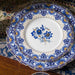 Elegant Italian Blue and White Floral Fine China Dining Set