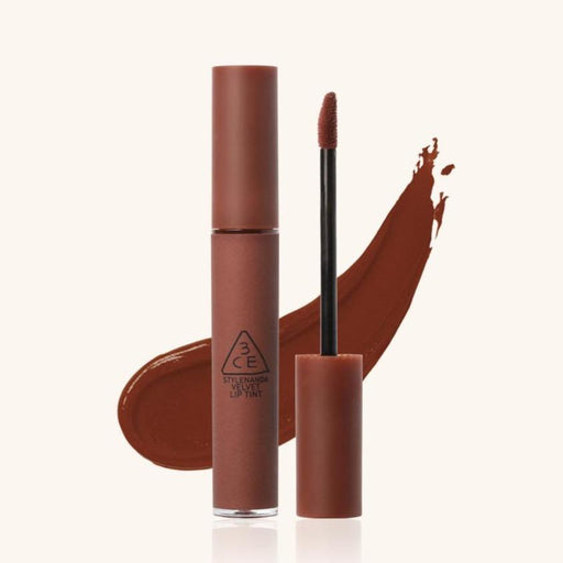 Luxe Velvet Hydrating Lip Tint - 3CE Bitter Hour 4g - For Plump and Vibrant Lips