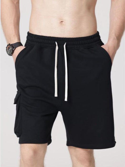 Sustainable Adjustable Organic Cotton Cargo Shorts for Men