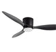 Lux&Vitae Modern Low-Profile Ceiling Fan with Remote Control - 6 Speed DC Motor