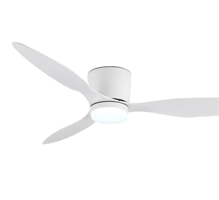 Lux&Vitae Modern Low-Profile Ceiling Fan with Remote Control - 6 Speed DC Motor