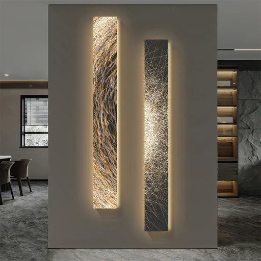 Contemporary LED Wall Lamp with Remote Control for Living Room and Hotel Lighting