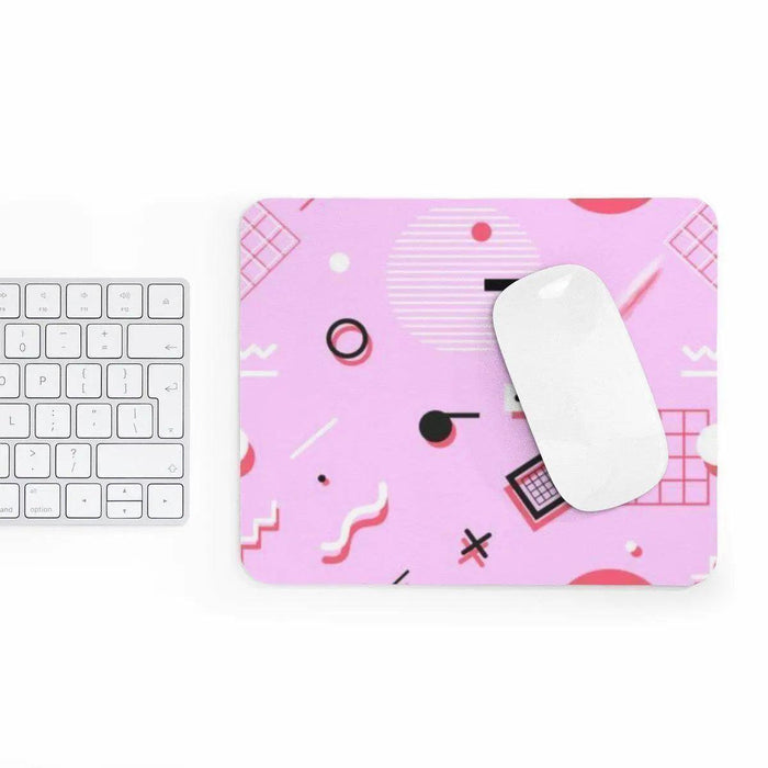 Geometric Fun Kids' Mouse Pad - Stylish Desk Addition