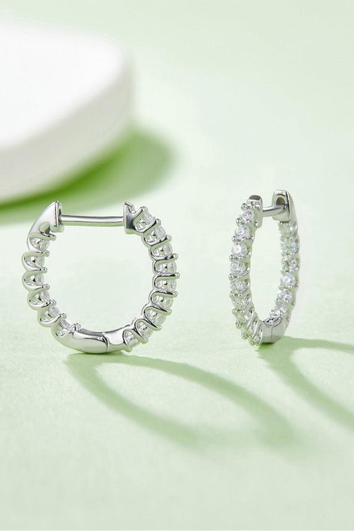 Elegant Lab-Diamond Sterling Silver Earrings with Premium Gift Presentation