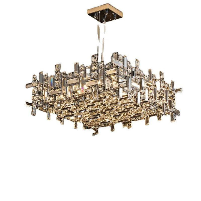 Stylish Adjustable LED Crystal Chandelier – Ideal for Any Room Decor